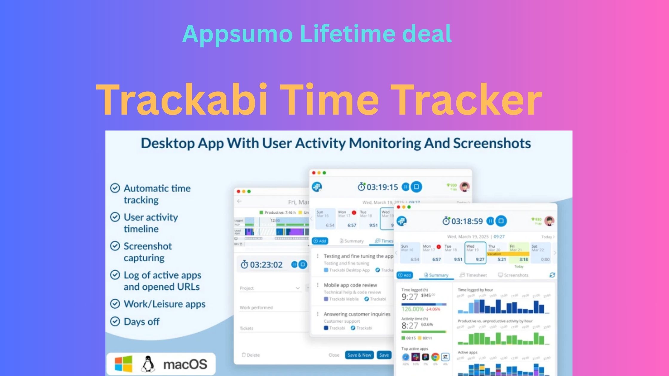Trackabi Time Tracker