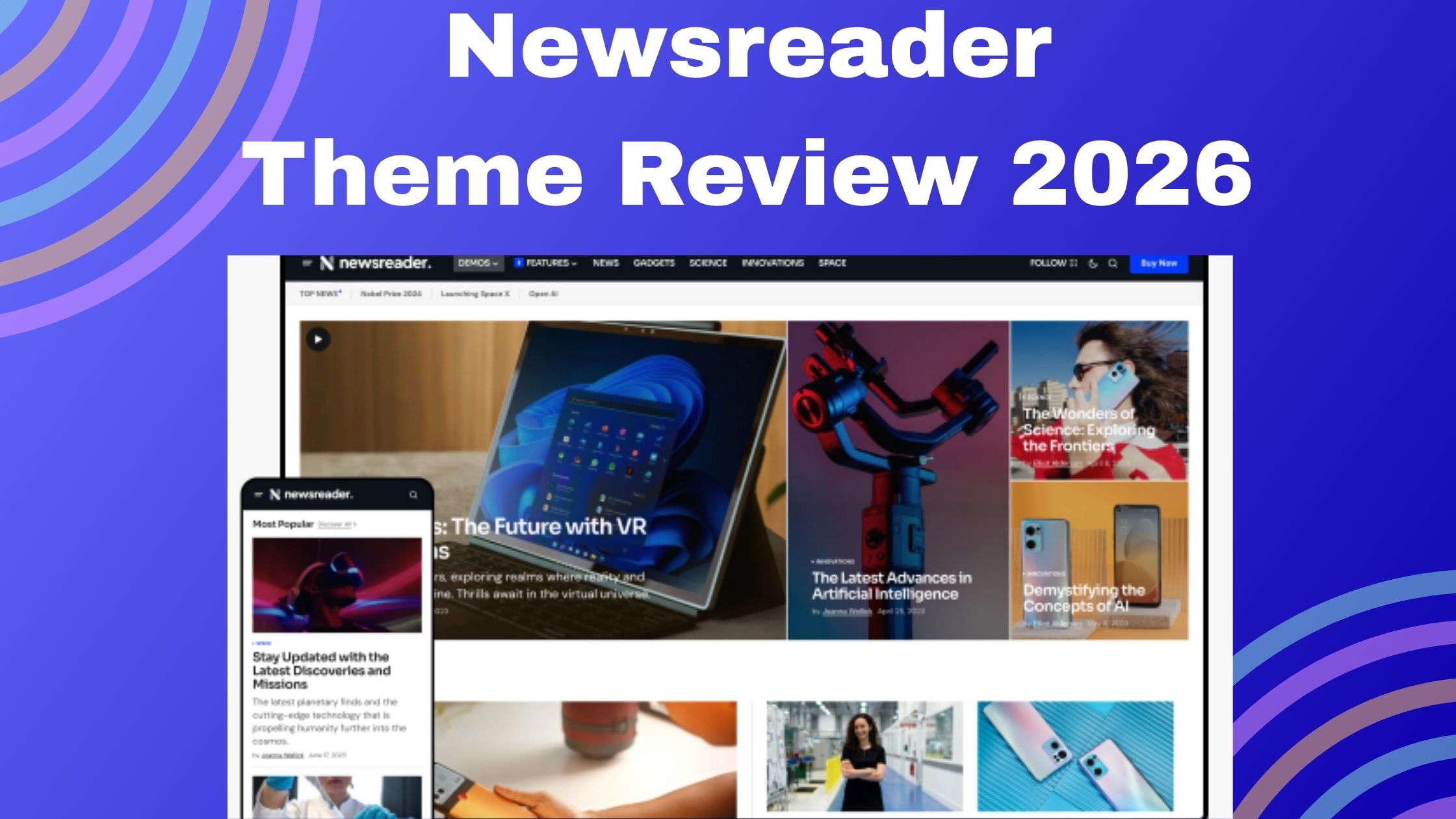 Newsreader Theme Review 2026